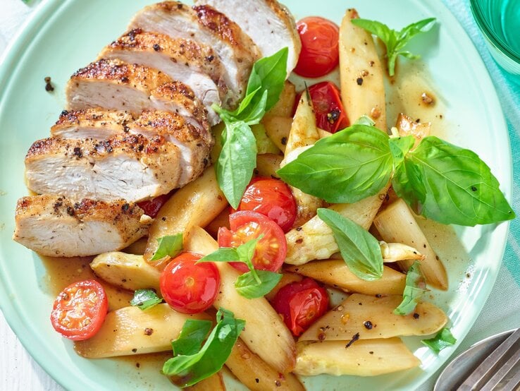 Italienische Spargel-Pfanne