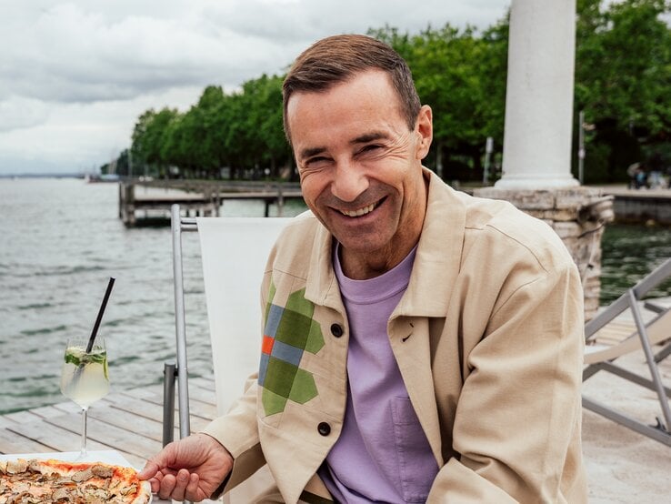 Kai Pflaume am Starnberger See