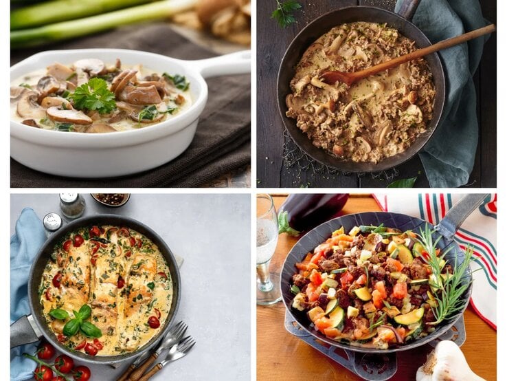 Collage Pfannenpizza | © [M] iStock/GettyImages/Shutterstock