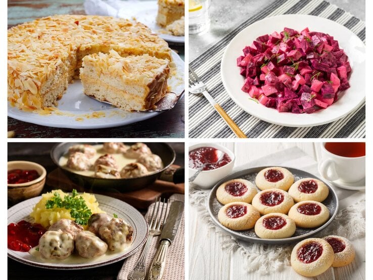 Collage schwedische Küche