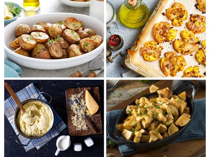 Collage kartoffel-Beilagen | © [M] Shutterstock/Getty Images/ iStock