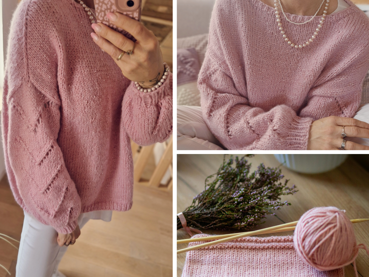 Collage Chunky-Pearl-Sweater