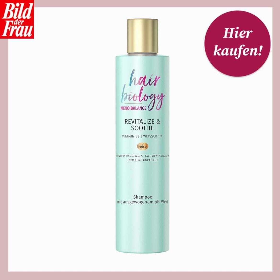 Shampoo von Hair Biology für reifes Haar, Haare pflegen | © Amazon