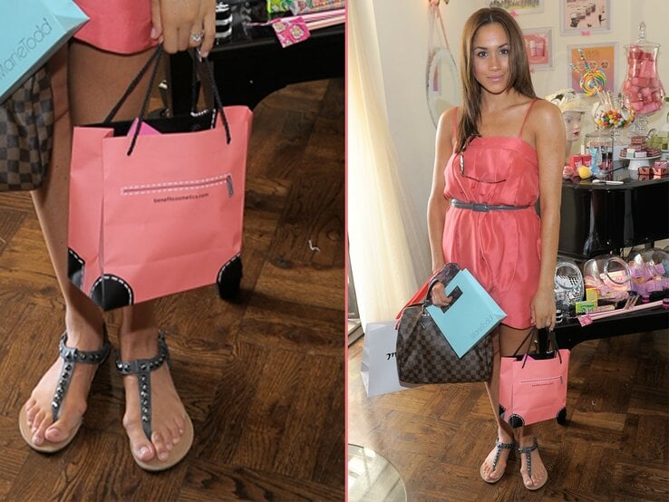 Hallux valgus Meghan Markle | © Charley Gallay/Getty Images For Benefit Cosmetics (Collage BdF Digital)