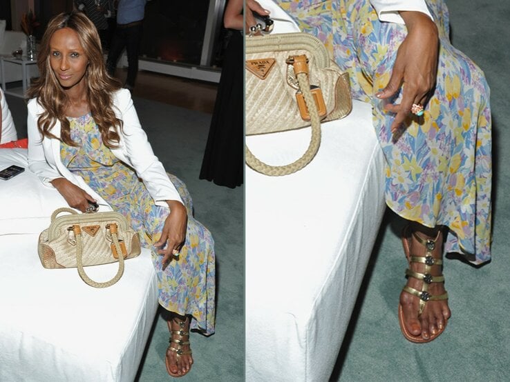 Hallux valgus Iman | © Mike Coppola/Getty Images (Collage BdF Digital)