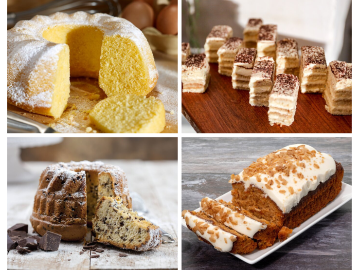 Collage Schüttelkuchen